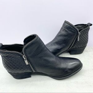 Lucky Brand black Leather Bootie 8.5